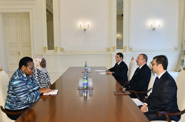 Ilham Aliyev receives African Union Commissioner for Political Affairs